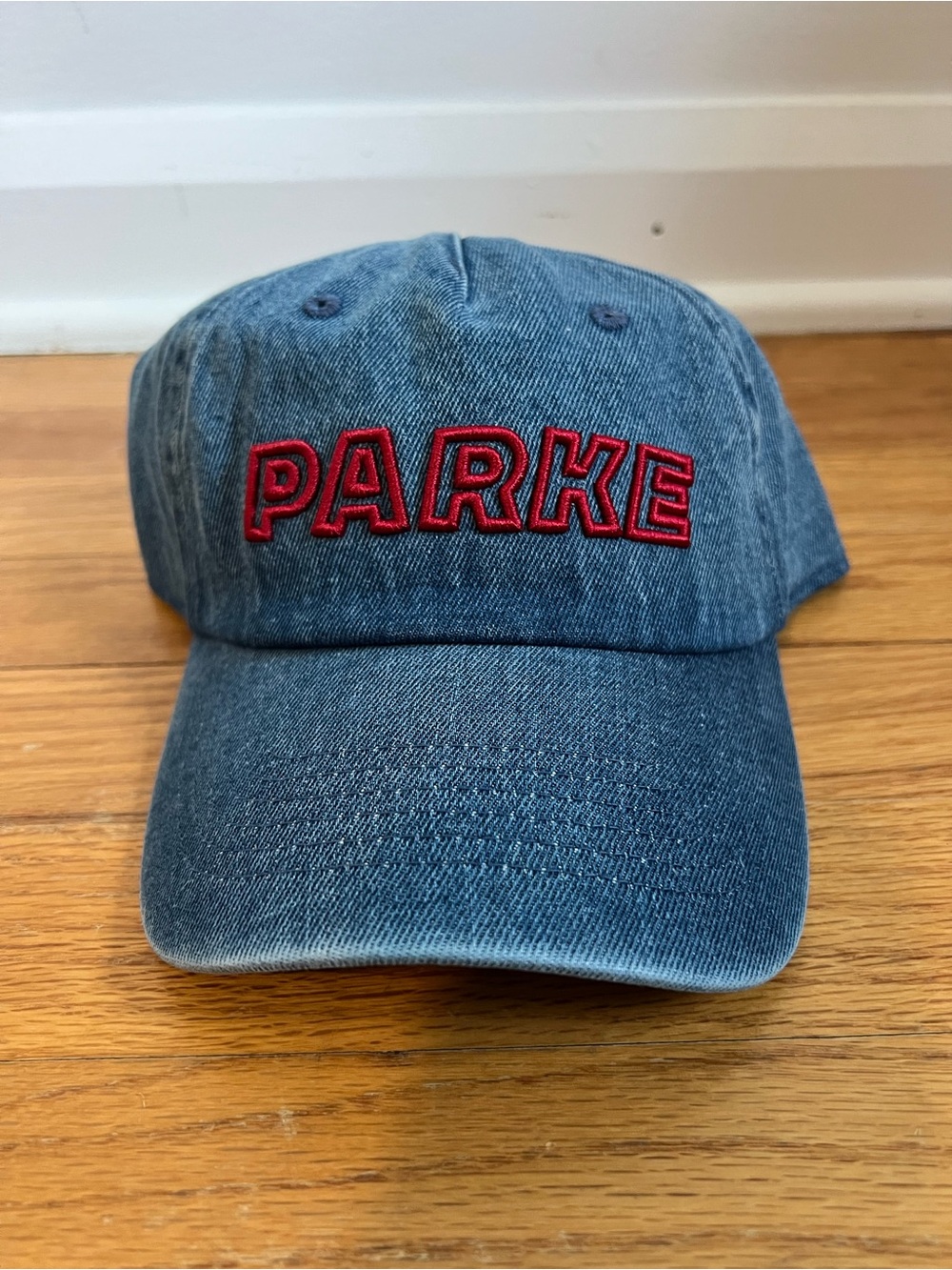 NWT Denim Baseball Hat - Parke x Target in Medium Wash One Size Fits Most